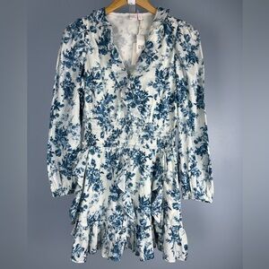 NWT Gap x Loveshackfancy floral ruffle mini dress